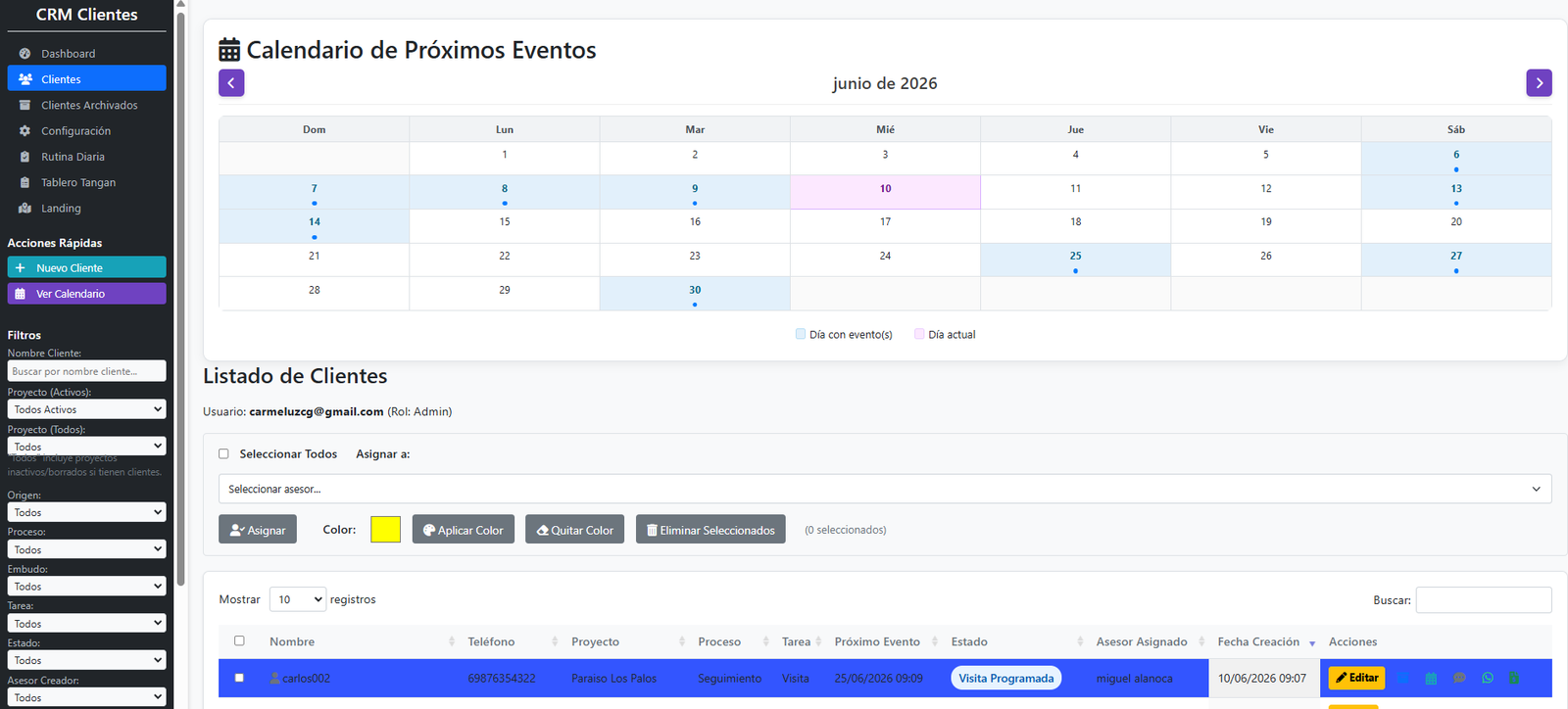 Calendario